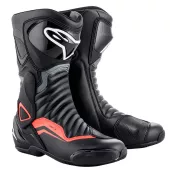 Boty na motorku Alpinestars SMX-6 V2 black/grey/red fluo