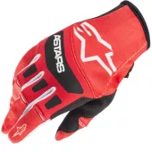 Motokrosové rukavice Alpinestars Techstar bright red/black