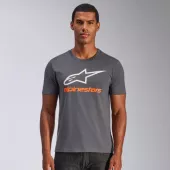 Tričko Alpinestars Always 2.0 charcoal/white/orange