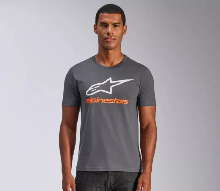 Tričko Alpinestars Always 2.0 charcoal/white/orange
