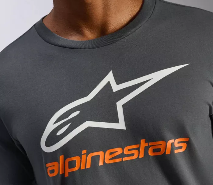 Tričko Alpinestars Always 2.0 charcoal/white/orange