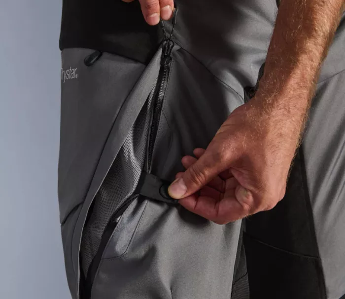 Kalhoty na moto Alpinestars Andes V4 Drystar black/dark grey