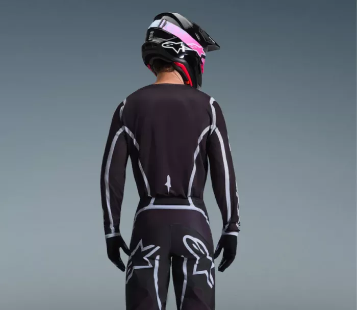 Dres na motokros Alpinestars Fluid Apex black/grey