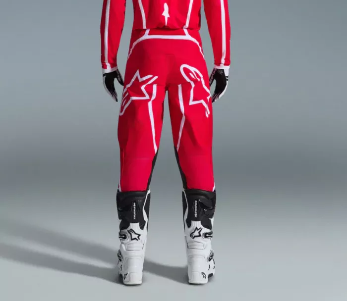 Kalhoty na motokros Alpinestars Fluid Apex red/white