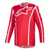 Motokrosový dres Alpinestars Fluid Apex red/white