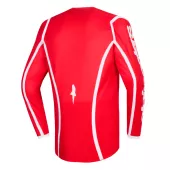 Motokrosový dres Alpinestars Fluid Apex red/white