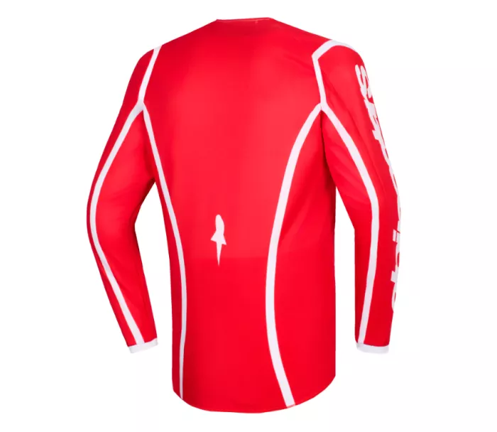 Motokrosový dres Alpinestars Fluid Apex red/white
