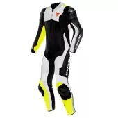 Kombinéza na motocykl Dainese ASSEN 2 BLACK/WHITE/FLUO YELLOW