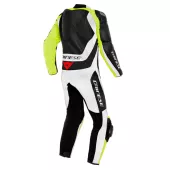 Kombinéza na motocykl Dainese ASSEN 2 BLACK/WHITE/FLUO YELLOW