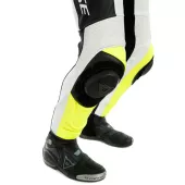 Kombinéza na motocykl Dainese ASSEN 2 BLACK/WHITE/FLUO YELLOW