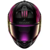 Helma na moto Shark KVV RIDILL 2 ASSYA Black Violet