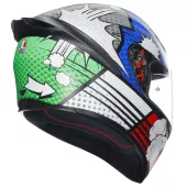 Helma na motorku integrální AGV K1 S Bang Matt Italy/Blue