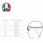 Helma na motorku integrální AGV K1 S Limit 46