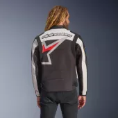Bunda na moto Alpinestars Axton black/off white/bright red