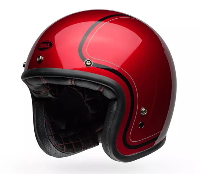 Helma na moto Bell Custom 500 Candy Red