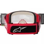 Brýle na motokros Alpinestars Vision 5 Blaze red/clear roll-off