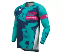 Pánský dres Thor Launchmode Bleach white/aqua