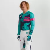 Pánský dres Thor Launchmode Bleach white/aqua
