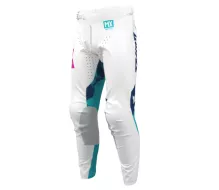 Motokrosové kalhoty Thor Launchmode Bleach white/aqua
