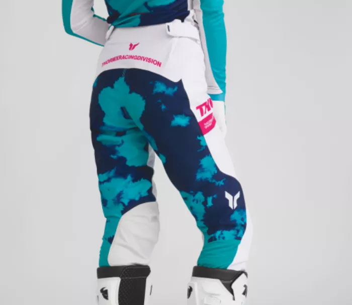 Dámské kalhoty Thor Launchmode Bleach white/aqua