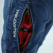 Kalhoty na moto Trilobite Parado doublelayer AAAA slim fit men jeans blue level 2 (Zkrácené)