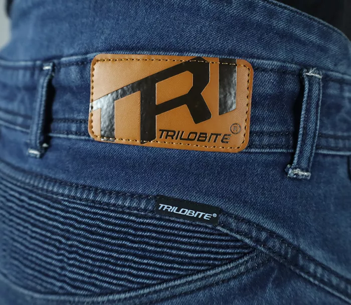 Dámské kalhoty Trilobite Parado doublelayer AAAA slim fit jeans blue level 2 (prodloužené)