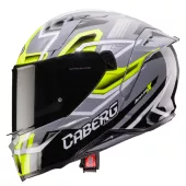 Integrální helma Caberg Avalon X Brama grey/yellow fluo/black