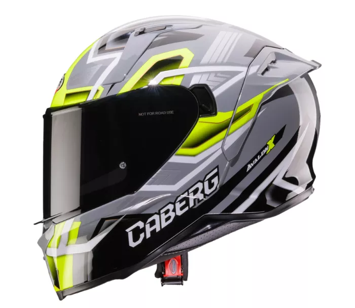 Integrální helma Caberg Avalon X Brama grey/yellow fluo/black