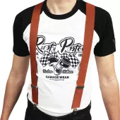 Kšandy Rusty Pistons RPSU15 Suspenders brown