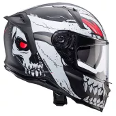 Helma na moto Caberg Avalon X Punk matt grey/white/red