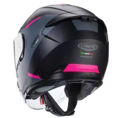 Helma na motorku Caberg Flyon II black/grey/fuchsia