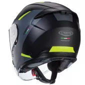 Helma na motorku Caberg Flyon II black/grey/yellow fluo