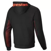 Pánská mikina na moto Alpinestars Chrome Air sport black/fluo red