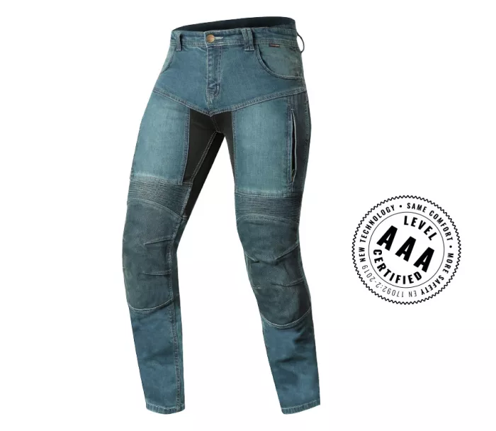 Dámské kalhoty Trilobite Parado Circuit slim fit blue level 2