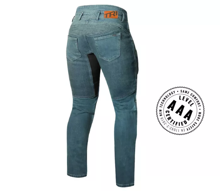 Dámské kalhoty Trilobite Parado Circuit slim fit blue level 2