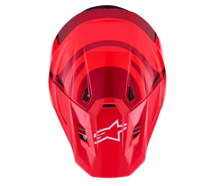 Motokrosová helma Alpinestars SM7 Core red glossy Motokrosová helma Alpinestars SM7 Core red glossy
