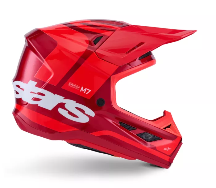 Motokrosová helma Alpinestars SM7 Core red glossy Motokrosová helma Alpinestars SM7 Core red glossy