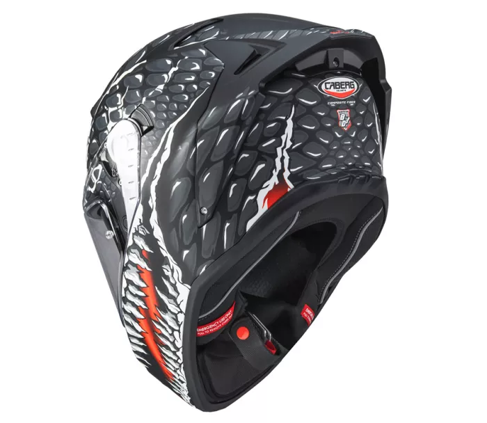 Integrální helma Caberg Drift Evo II Crok matt black/anthracite/red