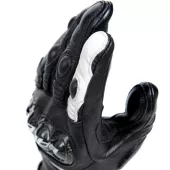 Dámské rukavice Dainese CARBON 4 LONG LADY LEATHER GLOVES BLACK/BLACK/WHITE