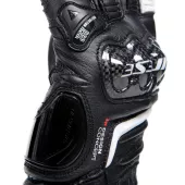 Dámské rukavice Dainese CARBON 4 LONG LADY LEATHER GLOVES BLACK/BLACK/WHITE