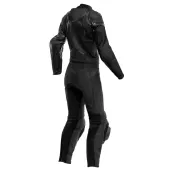 Dámská kombinéza na moto Dainese Mirage 2PCS suit black/black/white