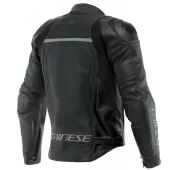 Bunda na motorku Dainese RACING 4 LEATHER JACKET BLACK/BLACK