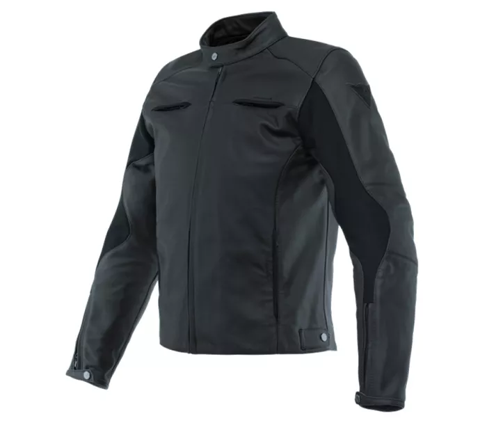 Kožená bunda na motorku Dainese Razon 2 black