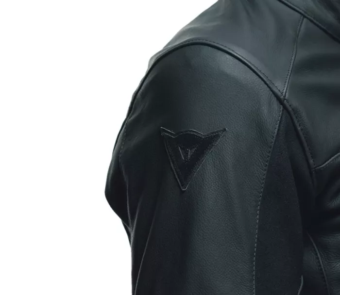 Kožená bunda na motorku Dainese Razon 2 black