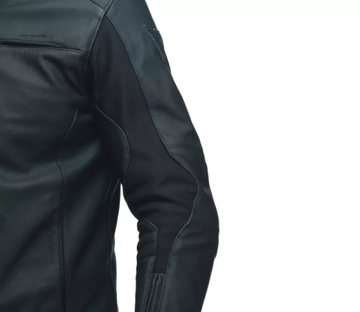 Kožená bunda na motorku Dainese Razon 2 black