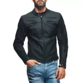 Kožená bunda na motorku Dainese Razon 2 black