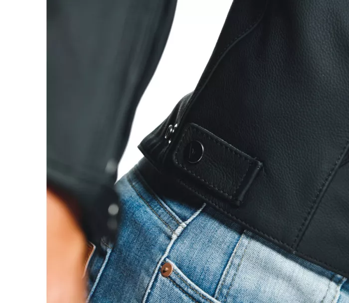 Kožená bunda na motorku Dainese Razon 2 black