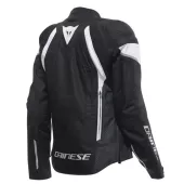 Dámská bunda na moto Dainese AVRO 5 TEX BLACK/WHITE