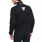 Bunda na moto Dainese VELOCE D-DRY®BLACK/WHITE/LAVA-RED