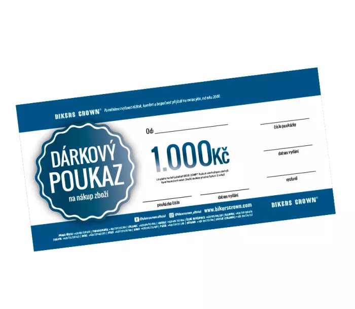 Dárkový poukaz v hodnotě 1.000 Kč